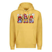 Antique Gold baseball gnome Premium Hoodie - texasbilliewilder
