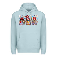 Blue Mist baseball gnome Premium Hoodie - texasbilliewilder
