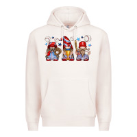 Pale Pink baseball gnome Premium Hoodie - texasbilliewilder
