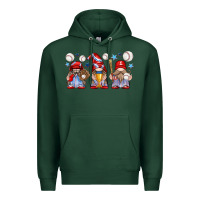 Sports Green baseball gnome Premium Hoodie - texasbilliewilder