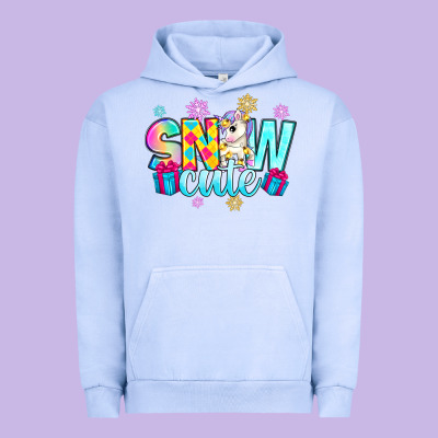 Snow Cute Witc Unicorn Urban Hoodie Designed By Zillion Design Studio