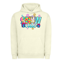 Pigment Pistachio snow cute witc unicorn Urban Hoodie - Zillion Design Studio