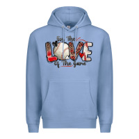 Colony Blue for the love of the game baseball Premium Hoodie - Zillion Design Studio