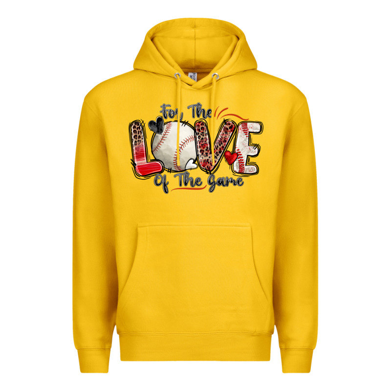 For The Love Of The Game Baseball Premium Hoodie by Zillion Design Studio | Teevron