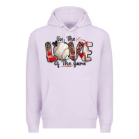 Lilac for the love of the game baseball Premium Hoodie - Zillion Design Studio