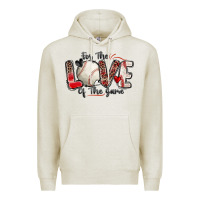 Oatmeal Heather for the love of the game baseball Premium Hoodie - Zillion Design Studio