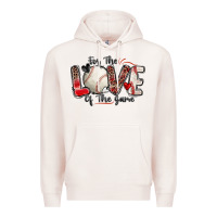 Pale Pink for the love of the game baseball Premium Hoodie - Zillion Design Studio