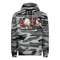 Slate Camo for the love of the game baseball Premium Hoodie - Zillion Design Studio