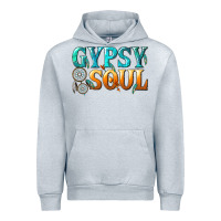 Heather Grey gypsy soul Urban Hoodie - texasbilliewilder