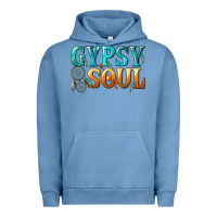 Pigment Pebble Blue gypsy soul Urban Hoodie - texasbilliewilder
