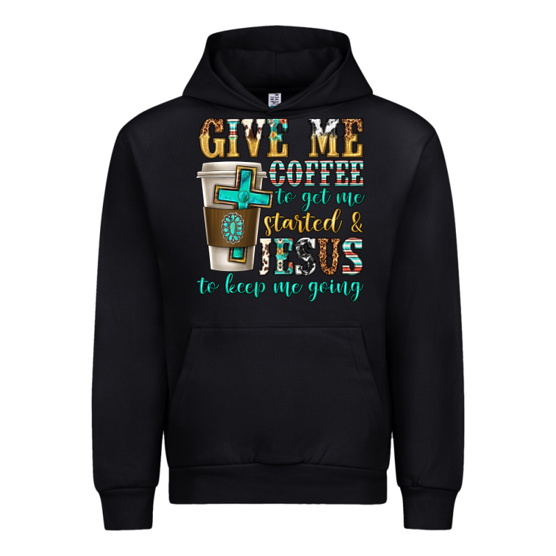 Give Me Coffee To Get Me Started Urban Hoodie by texasbilliewilder | Teevron