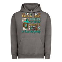Pigment Tornado give me coffee to get me started Urban Hoodie - texasbilliewilder