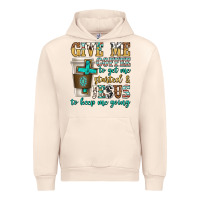 Sandshell give me coffee to get me started Urban Hoodie - texasbilliewilder