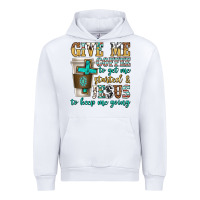 White give me coffee to get me started Urban Hoodie - texasbilliewilder