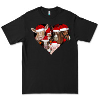 Black farm animals christmas Premium Tee - CowhideDigitalArt