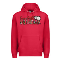 Cardinal baseball grandma with leopard Premium Hoodie - texasbilliewilder