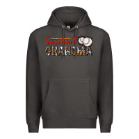 Smoke baseball grandma with leopard Premium Hoodie - texasbilliewilder