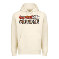 Tofu baseball grandma with leopard Premium Hoodie - texasbilliewilder