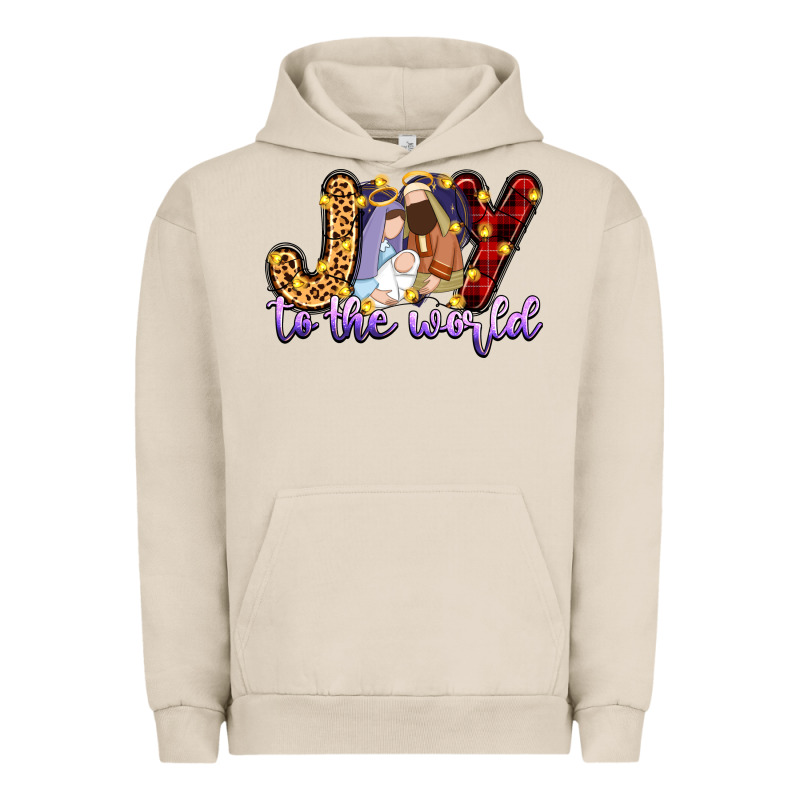 Joy To The World Urban Hoodie by Zillion Design Studio | Teevron