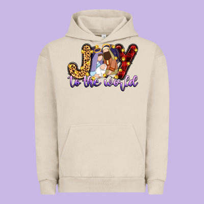 Joy To The World Urban Hoodie Designed By Zillion Design Studio