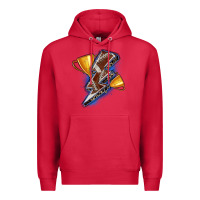 Cardinal football lightning bolt Premium Hoodie - Zillion Design Studio
