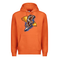 Carrot football lightning bolt Premium Hoodie - Zillion Design Studio