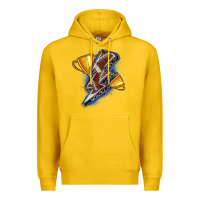 Lemon football lightning bolt Premium Hoodie - Zillion Design Studio