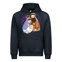 Navy holy night jesus birth Urban Hoodie - Zillion Design Studio