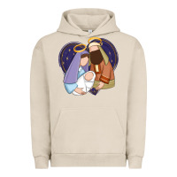Pigment French Oak holy night jesus birth Urban Hoodie - Zillion Design Studio