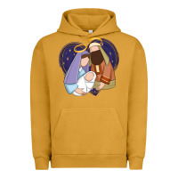Pigment Peanut Butter holy night jesus birth Urban Hoodie - Zillion Design Studio