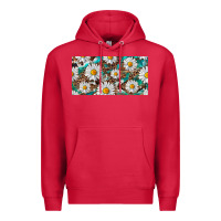 Cardinal leopard daisy Premium Hoodie - RanaPortraitStore