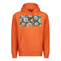 Carrot leopard daisy Premium Hoodie - RanaPortraitStore
