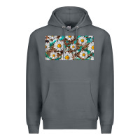 Rock leopard daisy Premium Hoodie - RanaPortraitStore