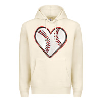 Tofu baseball heart Premium Hoodie - texasbilliewilder
