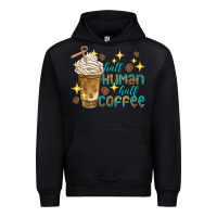 Black half human half coffee Urban Hoodie - texasbilliewilder