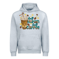 Heather Grey half human half coffee Urban Hoodie - texasbilliewilder