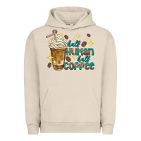 Pigment French Oak half human half coffee Urban Hoodie - texasbilliewilder