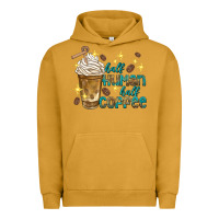 Pigment Peanut Butter half human half coffee Urban Hoodie - texasbilliewilder