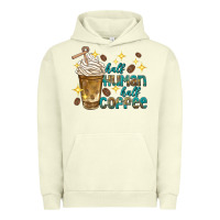 Pigment Pistachio half human half coffee Urban Hoodie - texasbilliewilder