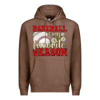 Chestnut baseball is my favorite season Premium Hoodie - texasbilliewilder