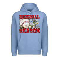 Colony Blue baseball is my favorite season Premium Hoodie - texasbilliewilder