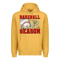 Baseball Is My Favorite Season Premium Hoodie | Teevron