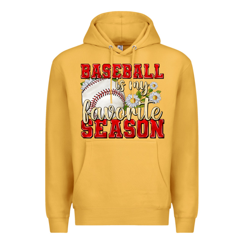 Baseball Is My Favorite Season Premium Hoodie by texasbilliewilder | Teevron