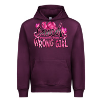 Mauve Wine cancer picked the wrong girl Urban Hoodie - RanaPortraitStore