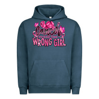 Pigment Midnight Navy cancer picked the wrong girl Urban Hoodie - RanaPortraitStore