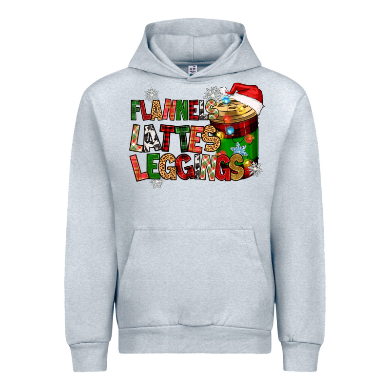Flannels Lattes Urban Hoodie by Zillion Design Studio | Teevron