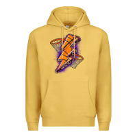 Antique Gold basketball lightning bolt Premium Hoodie - Zillion Design Studio