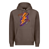 Coffee basketball lightning bolt Premium Hoodie - Zillion Design Studio