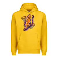 Lemon basketball lightning bolt Premium Hoodie - Zillion Design Studio