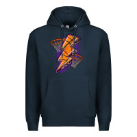 Navy basketball lightning bolt Premium Hoodie - Zillion Design Studio